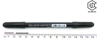 KOH-I-NOOR® Permanent Marker beidseitig schwarz 1-3 mm